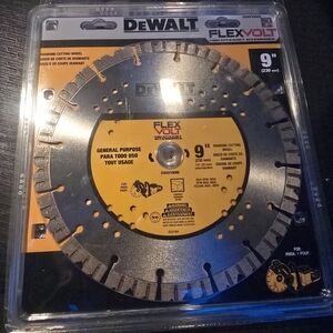 DEWALT 9-Inch Diamond Cutting Wheel - Flexvolt